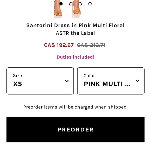 NWT REVOLVE ASTR THE LABEL DRESS - Picture 3 of 5